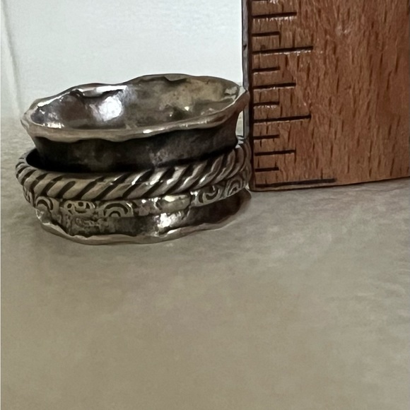 Sterling 925 spinner ring - Picture 4 of 6